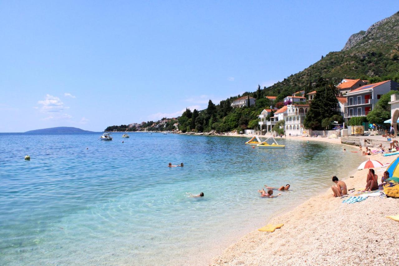 Apartments By The Sea Brist, Makarska - 505 Podaca Kültér fotó