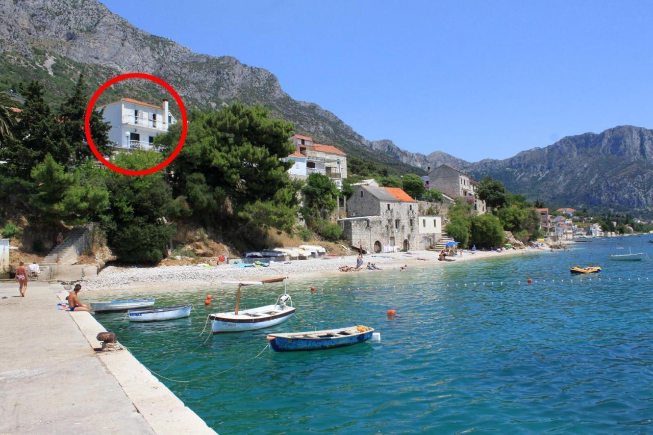 Apartments By The Sea Brist, Makarska - 505 Podaca Kültér fotó